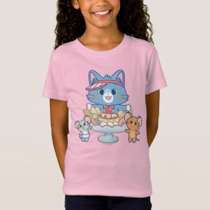 Anime Tom, Jerry und Tuffy Dessert Parlor T-Shirt