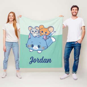 Anime Tom, Jerry und Tuffy Fleecedecke