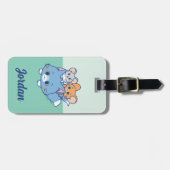 Anime Tom, Jerry und Tuffy Gepäckanhänger (Vorderseite horizontal)