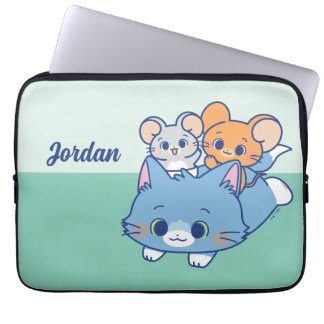 Anime Tom, Jerry und Tuffy Laptopschutzhülle