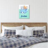 Anime Tom, Jerry und Tuffy Leinwanddruck (Insitu (Schlafzimmer))
