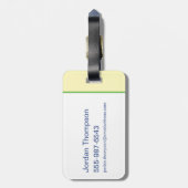 Anime Tom, Jerry und Tuffy Picnic Gepäckanhänger (Rückseite vertikal)