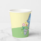 Anime Tom, Jerry und Tuffy Picnic Pappbecher (Vorderseite)