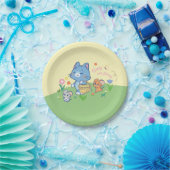 Anime Tom, Jerry und Tuffy Picnic Pappteller (Party)
