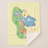 Anime Tom, Jerry und Tuffy Picnic Sherpadecke (Vorderseite)