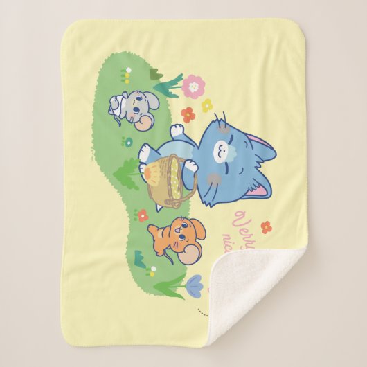 Anime Tom, Jerry und Tuffy Picnic Sherpadecke (Vorderseite)