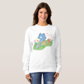 Anime Tom, Jerry und Tuffy Picnic Sweatshirt (Vorne ganz)