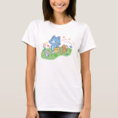 Anime Tom, Jerry und Tuffy Picnic T-Shirt (Vorderseite)