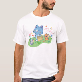 Anime Tom, Jerry und Tuffy Picnic T-Shirt