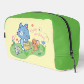 Anime Tom, Jerry und Tuffy Picnic Waschbeutel (Rechte Ecke)