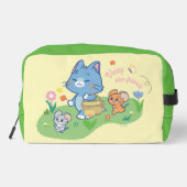 Anime Tom, Jerry und Tuffy Picnic Waschbeutel (Rückseite)