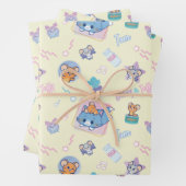 Anime Tom, Jerry und Tuffy Playtime Pattern Geschenkpapier Set (Beispiel)