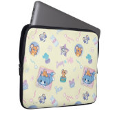Anime Tom, Jerry und Tuffy Playtime Pattern Laptopschutzhülle (Vorne Rechts)