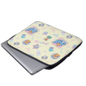 Anime Tom, Jerry und Tuffy Playtime Pattern Laptopschutzhülle (Vorne Knopf)