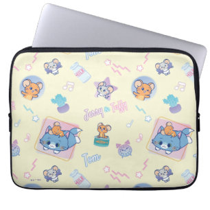 Anime Tom, Jerry und Tuffy Playtime Pattern Laptopschutzhülle