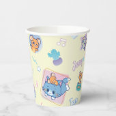 Anime Tom, Jerry und Tuffy Playtime Pattern Pappbecher (Links)