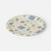 Anime Tom, Jerry und Tuffy Playtime Pattern Pappteller (Schrägansicht)
