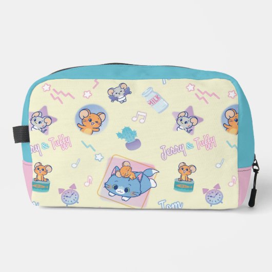 Anime Tom, Jerry und Tuffy Playtime Pattern Waschbeutel (Vorderseite)