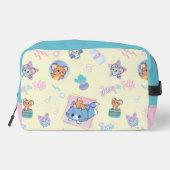 Anime Tom, Jerry und Tuffy Playtime Pattern Waschbeutel (Rückseite)