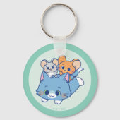 Anime Tom, Jerry und Tuffy Schlüsselanhänger (Vorderseite)