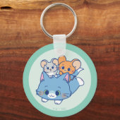 Anime Tom, Jerry und Tuffy Schlüsselanhänger (Vorderseite)