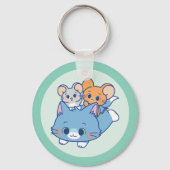 Anime Tom, Jerry und Tuffy Schlüsselanhänger (Rückseite)