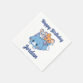 Anime Tom, Jerry und Tuffy Serviette (Ecke)