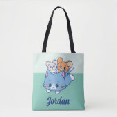 Anime Tom, Jerry und Tuffy Tasche (Vorderseite)