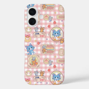 Anime Tom und Jerry Bakery Pattern iPhone 16 Hülle