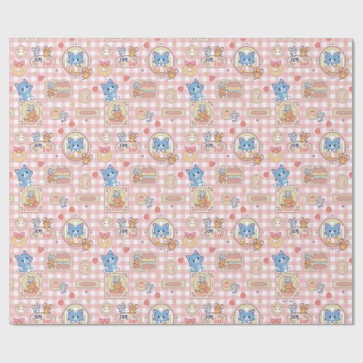 Anime Tom und Jerry Bakery Pattern Geschenkpapier (Flach)