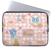 Anime Tom und Jerry Bakery Pattern Laptopschutzhülle (Vorderseite)