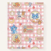 Anime Tom und Jerry Bakery Pattern Notizblock (Vorderseite)