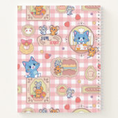 Anime Tom und Jerry Bakery Pattern Notizblock (Rückseite)
