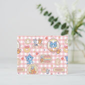Anime Tom und Jerry Bakery Pattern Postkarte (Stehend Vorderseite)