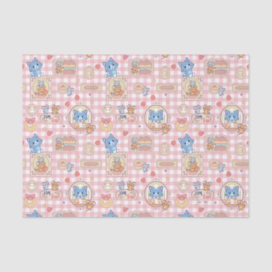 Anime Tom und Jerry Bakery Pattern Seidenpapier (Vorderseite)