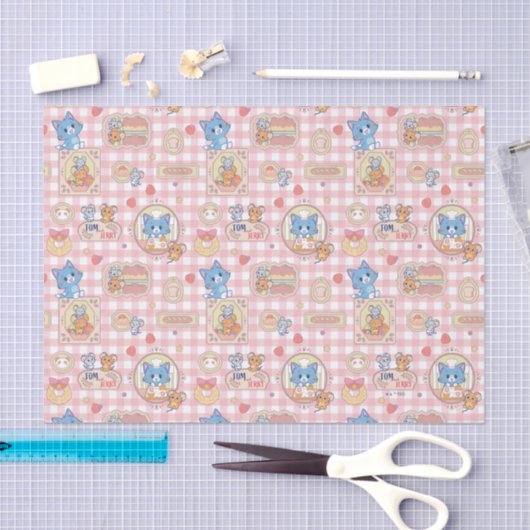 Anime Tom und Jerry Bakery Pattern Seidenpapier (Handwerk)