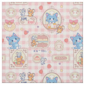 Anime Tom und Jerry Bakery Pattern Stoff (Muster)