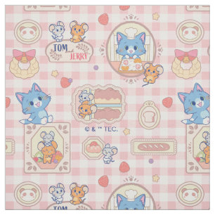 Anime Tom und Jerry Bakery Pattern Stoff
