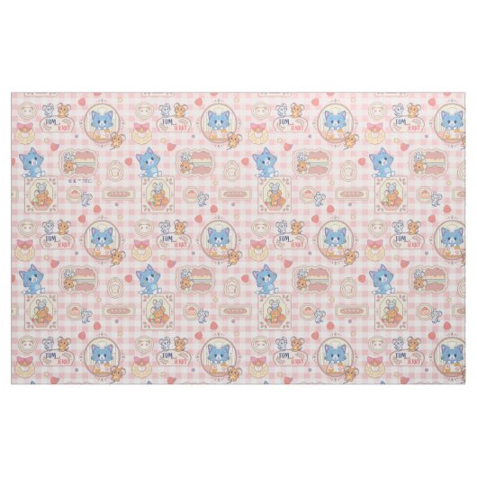 Anime Tom und Jerry Bakery Pattern Stoff (Fat Quarter (45,7 x 55,9 cm))