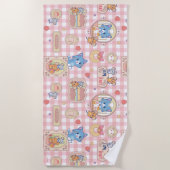 Anime Tom und Jerry Bakery Pattern Strandtuch (Vorderseite)