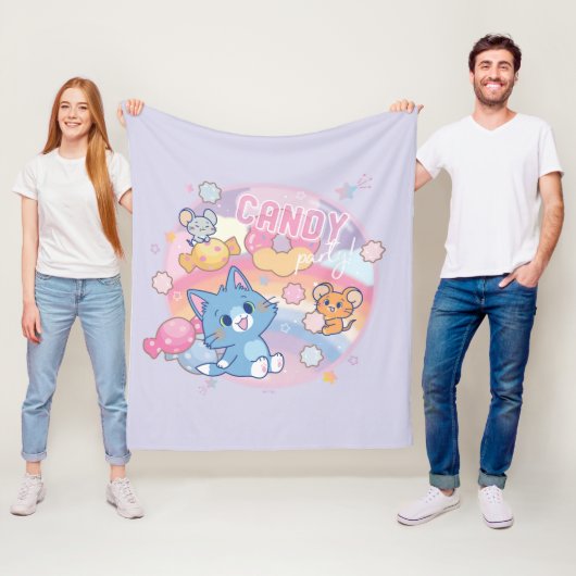 Anime Tom und Jerry Candy Party Fleecedecke (Beispiel)