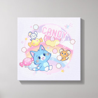 Anime Tom und Jerry Candy Party Leinwanddruck