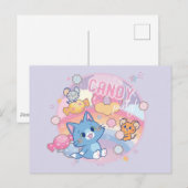 Anime Tom und Jerry Candy Party Postkarte (Vorne/Hinten)