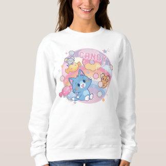 Anime Tom und Jerry Candy Party Sweatshirt