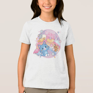 Anime Tom und Jerry Candy Party Tri-Blend Shirt