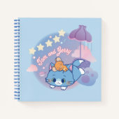 Anime Tom und Jerry Dreamy Nights Notizblock (Vorderseite)