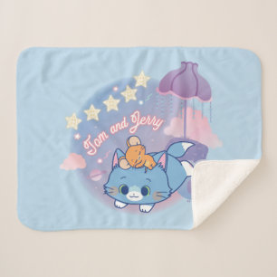 Anime Tom und Jerry Dreamy Nights Sherpadecke