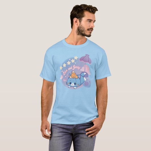 Anime Tom und Jerry Dreamy Nights T-Shirt (Vorne ganz)