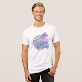 Anime Tom und Jerry Dreamy Nights Tri-Blend Shirt (Vorderseite voll)