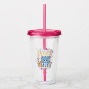 Anime Tom und Jerry Strawberry Fun Acryltrinkbecher